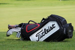 Golf Bag on the green