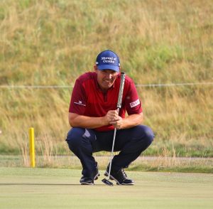 Padraig Harrington on the 12th green