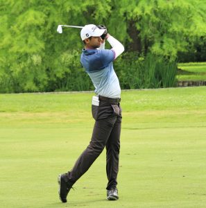 Aaron Rai during the Italian Open
