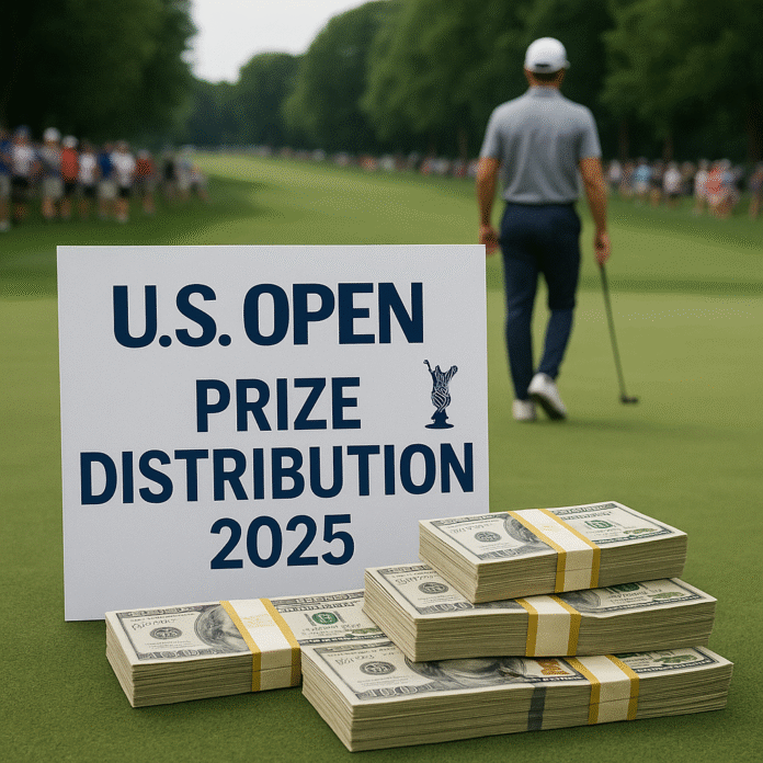 Prize Distribution at U.S. Open 2025